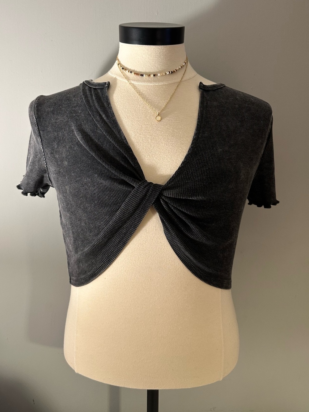 Wild fable Twist-Knot Crop Top